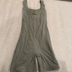 YoungLA Olive Green Ribbed Jumpsuit